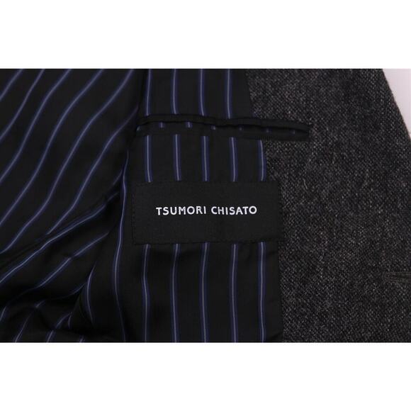 Tsumori Chisato Japan Gray Tweed Wool Runway 2-Piece Suit Jp 1 - US 34S - Picture 5 of 9